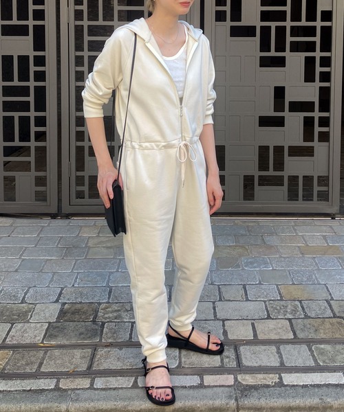 Audrey and John Wadキーネックノースリーブスウェットサロペット 楽天市場】【Audrey and John Wad】キーネックノースリーブ