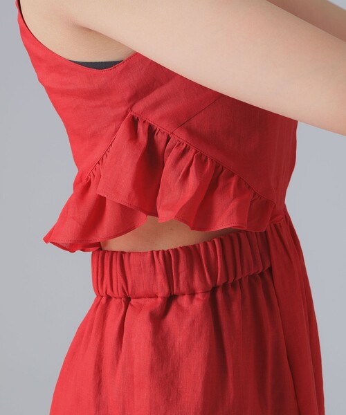 EFFE BEAMS（エッフェビームス）の「EFFE BEAMS / ラミー マキシワンピース（ワンピース・レディース・レッド/ダークグリーン・38/36）」の18枚目の写真