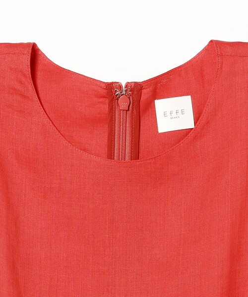 EFFE BEAMS（エッフェビームス）の「EFFE BEAMS / ラミー マキシワンピース（ワンピース・レディース・レッド/ダークグリーン・38/36）」の22枚目の写真