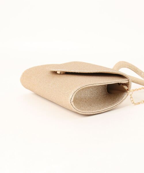 LA VORAGINE（ラ ヴォラジネ）の「結婚式・パーティー 2wayクラッチバック ハンドバッグ 入学式 卒業式 成人式 セレモニー（クラッチバッグ・レディース・ゴールド・FREE）」の2枚目の写真