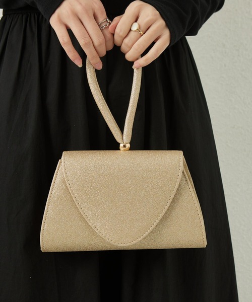 LA VORAGINE（ラ ヴォラジネ）の「結婚式・パーティー 2wayクラッチバック ハンドバッグ 入学式 卒業式 成人式 セレモニー（クラッチバッグ・レディース・ゴールド・FREE）」の8枚目の写真