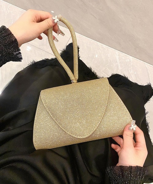 LA VORAGINE（ラ ヴォラジネ）の「結婚式・パーティー 2wayクラッチバック ハンドバッグ 入学式 卒業式 成人式 セレモニー（クラッチバッグ・レディース・ゴールド・FREE）」の12枚目の写真