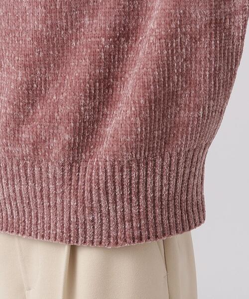 DRESKIP（ドレスキップ）の「◆【上品な光沢】なめらか ベロアモール モックネックニット（ニット/セーター・レディース・ベージュ/グレー/オフホワイト/ベビーピンク・02/03/04）」の21枚目の写真