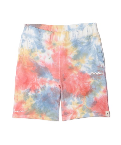 MANASTASH（マナスタッシュ）の「MANASTASH/マナスタッシュ　TIE DYE SWEAT SHORTS（その他パンツ・メンズ・レッド/サックスブルー/ブラック・M/L/XL/2XL）」の3枚目の写真