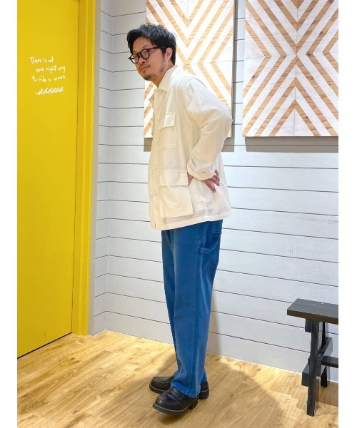 BAYFLOW（ベイフロー）の「[快適な穿き心地]【B-FLEX】ストレッチペインターパンツ（その他パンツ・メンズ・ライトブルー/ブラック/オフホワイト/カーキ/ブルー/ブラウン/グレー系/ブルー系・MEDIUM/LARGE/SMALL）」の17枚目の写真