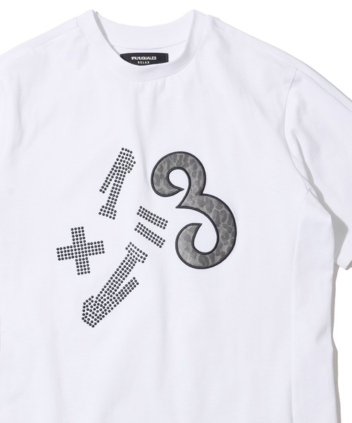 【WMNS: Lサイズ】1PIU1UGUALE3 シャツ　ロゴ 1PIU1UGUALE3 RELAX(ウノピゥウノウグァーレトレ リラックス)フロント