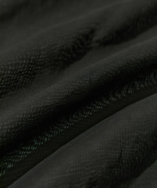 SALON adam et rope'(サロン アダム エ ロペ)の「オーガニックコットンスキッパーカラーシアーオーバーシャツ(シャツ/ブラウス・レディース・ホワイト/ブラック/ブラウン系その他2・FREE)」の10枚目の写真