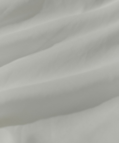 SALON adam et rope'(サロン アダム エ ロペ)の「オーガニックコットンスキッパーカラーシアーオーバーシャツ(シャツ/ブラウス・レディース・ホワイト/ブラック/ブラウン系その他2・FREE)」の18枚目の写真