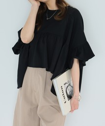 ハーフスリーブティアードTシャツ