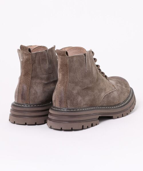 shoes365(シューズスリーシックスファイヴ)の「【shoes365】砂漠仕様ワークショートブーツ(ブーツ・メンズ・グレー/ブラウン・26.5cm/26.0cm/27.0cm/24.5cm/25.0cm/25.5cm)」の3枚目の写真