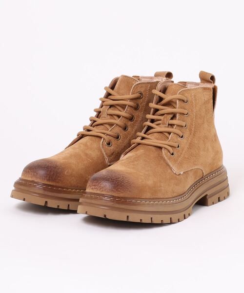 shoes365(シューズスリーシックスファイヴ)の「【shoes365】砂漠仕様ワークショートブーツ(ブーツ・メンズ・グレー/ブラウン・26.5cm/26.0cm/27.0cm/24.5cm/25.0cm/25.5cm)」の17枚目の写真