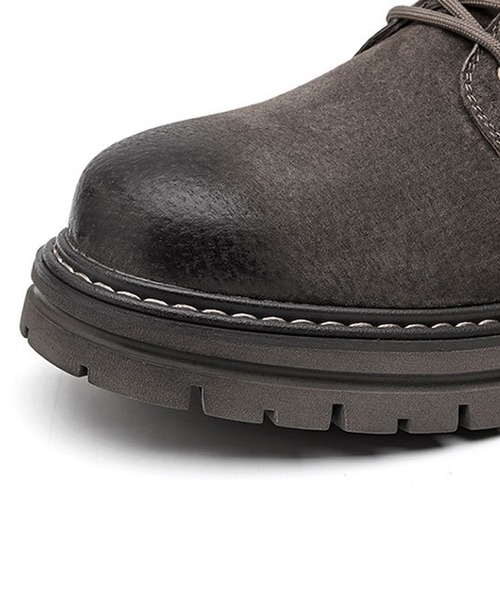 shoes365(シューズスリーシックスファイヴ)の「【shoes365】砂漠仕様ワークショートブーツ(ブーツ・メンズ・グレー/ブラウン・26.5cm/26.0cm/27.0cm/24.5cm/25.0cm/25.5cm)」の12枚目の写真