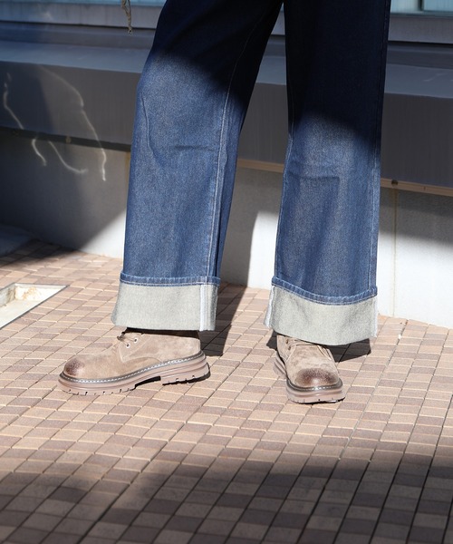 shoes365(シューズスリーシックスファイヴ)の「【shoes365】砂漠仕様ワークショートブーツ(ブーツ・メンズ・グレー/ブラウン・26.5cm/26.0cm/27.0cm/24.5cm/25.0cm/25.5cm)」の19枚目の写真