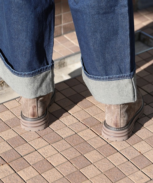 shoes365(シューズスリーシックスファイヴ)の「【shoes365】砂漠仕様ワークショートブーツ(ブーツ・メンズ・グレー/ブラウン・26.5cm/26.0cm/27.0cm/24.5cm/25.0cm/25.5cm)」の22枚目の写真