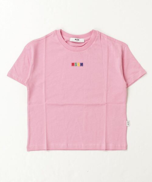 MSGM（エムエスジーエム）の「MSGM(エムエスジーエム)Kids & Junior ワンポイントブランドロゴ半袖Tシャツカットソー（Tシャツ/カットソー・キッズ・ブラック/ピンク/イエロー/ライラック/アイボリー・10Y/6Y/12Y/14Y/8Y/4Y）」の22枚目の写真