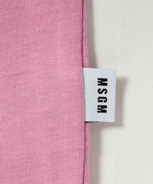 MSGM（エムエスジーエム）の「MSGM(エムエスジーエム)Kids & Junior ワンポイントブランドロゴ半袖Tシャツカットソー（Tシャツ/カットソー・キッズ・ブラック/ピンク/イエロー/ライラック/アイボリー・10Y/6Y/12Y/14Y/8Y/4Y）」の12枚目の写真