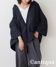 リーフ柄シャツ