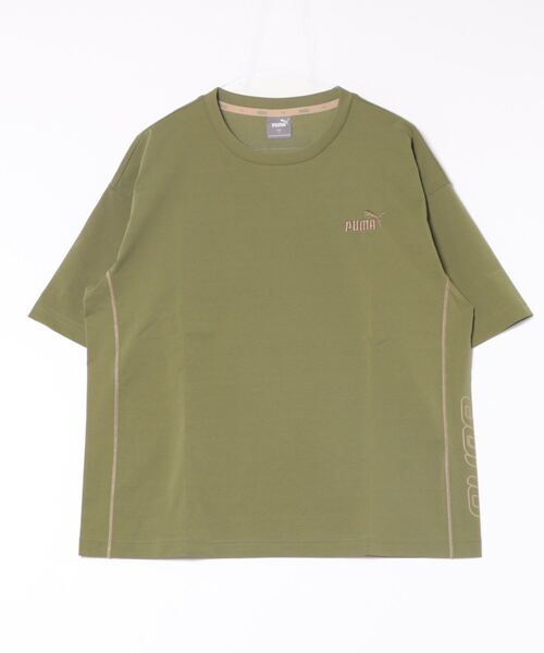 SALE！PUMA(プーマー) ロゴモチーフ サイドスリットTシャツ PUMA プーマ レッド Tシャツ サイドロゴ付き S - メルカリ
