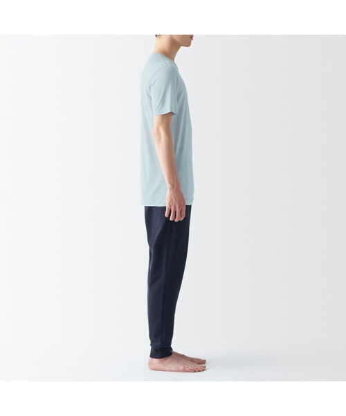 無印良品(ムジルシリョウヒン)の「紳士 ひんやりなめらか クルーネック半袖Tシャツ(インナーウェア/肌着・メンズ・ネイビー/ホワイト/スモーキーグリーン系/ブラック/グレー・XL/L/M/S/XS)」の21枚目の写真