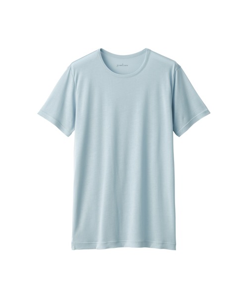 無印良品(ムジルシリョウヒン)の「紳士 ひんやりなめらか クルーネック半袖Tシャツ(インナーウェア/肌着・メンズ・ネイビー/ホワイト/スモーキーグリーン系/ブラック/グレー・XL/L/M/S/XS)」の12枚目の写真