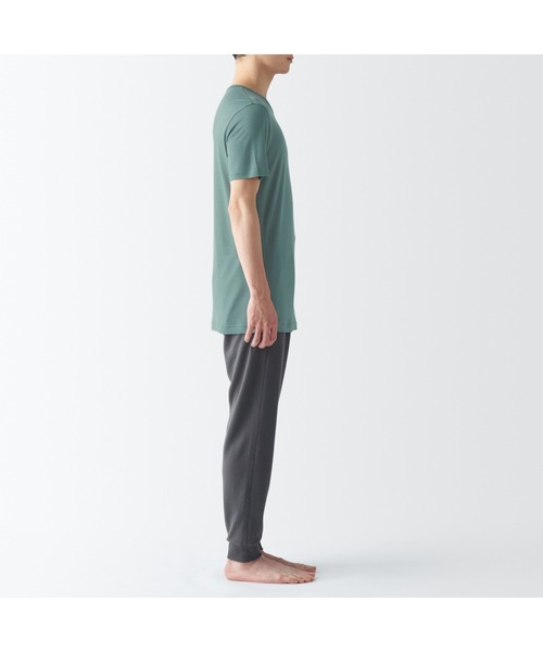 無印良品(ムジルシリョウヒン)の「紳士 ひんやりなめらか クルーネック半袖Tシャツ(インナーウェア/肌着・メンズ・ネイビー/ホワイト/スモーキーグリーン系/ブラック/グレー・XL/L/M/S/XS)」の15枚目の写真