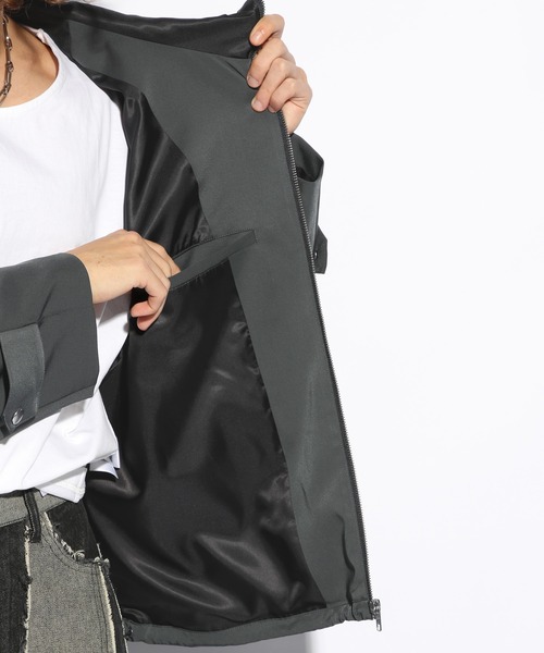 HARE（ハレ）の「【SET UP対応】コンパクトフードブルゾン(HARE)（テーラードジャケット・メンズ・ブラック/カーキ・FREE）」の21枚目の写真