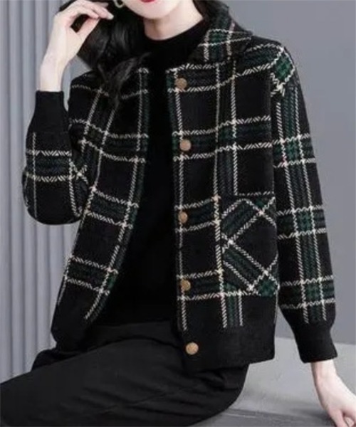 【Bottega Veneta】特別VIP価格｜エレガント チェックジャケット Bottega Veneta】特別VIP価格｜エレガント チェックジャケット