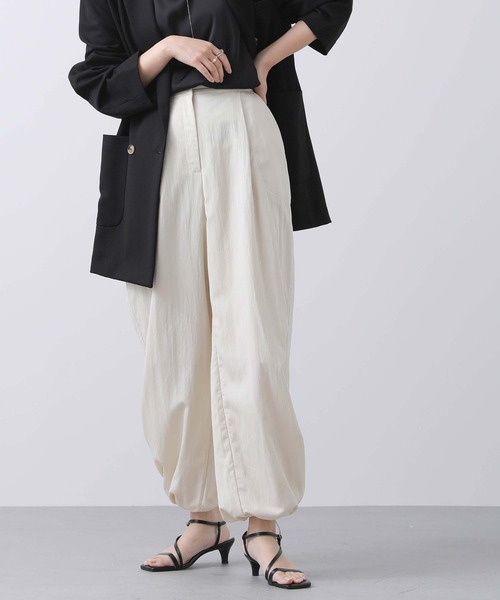 Gready Brilliant(グレディブリリアン)の「ドローストリングワークパンツ(その他パンツ・レディース・オフホワイト・38)」の6枚目の写真