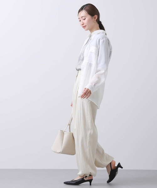 Gready Brilliant(グレディブリリアン)の「ドローストリングワークパンツ(その他パンツ・レディース・オフホワイト・38)」の16枚目の写真