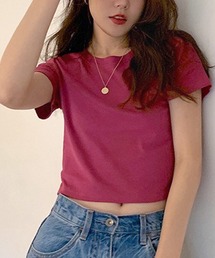 Miniministore（ミニミニストア）の「ショート丈tシャツ へそ出し 8色 夏（Tシャツ/カットソー）」