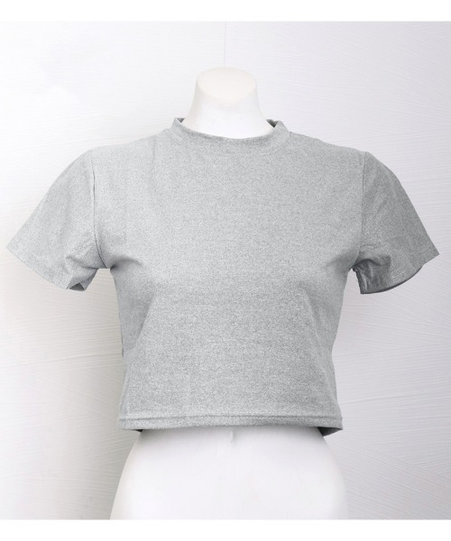 セール】ショート丈tシャツ へそ出し 8色 夏（Tシャツ/カットソー