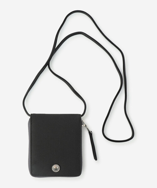 ORCIVAL（オーシバル）の「ORCIVAL | ライトキャンバス ショルダーウォレット（財布・レディース・チャコール/ベージュ/オフホワイト・-）」の3枚目の写真