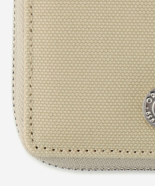 ORCIVAL（オーシバル）の「ORCIVAL | ライトキャンバス ショルダーウォレット（財布・レディース・チャコール/ベージュ/オフホワイト・-）」の9枚目の写真