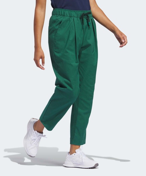 adidas - 【adidas GOLF/アディダス】ヘザーリラックス アンクルパンツ・L・薄緑 セール】GO-TO ヘザーアンクル【adidas Golf/アディダスゴルフ