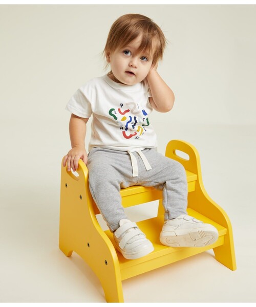 PETIT BATEAU(プチバトー)の「プリント半袖Tシャツ(Tシャツ/カットソー・キッズ・オフホワイト/ネイビー/ホワイト/ブルー系その他/イエロー・36MONTH/18MONTH/12MONTH/24MONTH)」の7枚目の写真