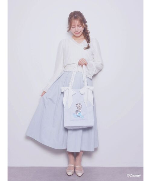 Disney（ディズニー）の「エルサ/リボントートバッグ（トート