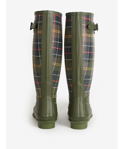 Barbour(バブアー)の「Bede タータンチェック レインブーツ(レディース)(レインシューズ・レディース・グリーン・5/4/6)」の4枚目の写真