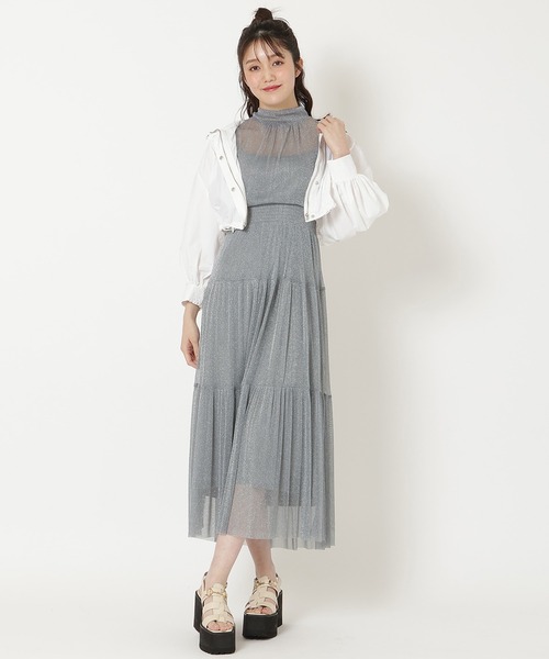 REDYAZEL（レディアゼル）の「スタンドショートブルゾン（ブルゾン・レディース・ミント/ホワイト/ライトグレー・FREE）」の6枚目の写真