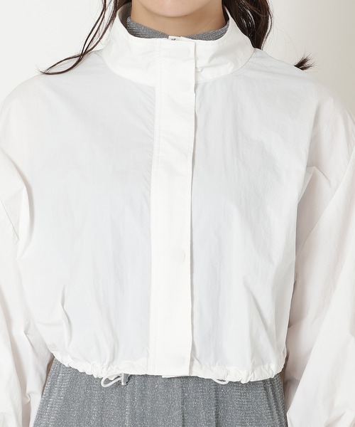 REDYAZEL（レディアゼル）の「スタンドショートブルゾン（ブルゾン・レディース・ミント/ホワイト/ライトグレー・FREE）」の7枚目の写真