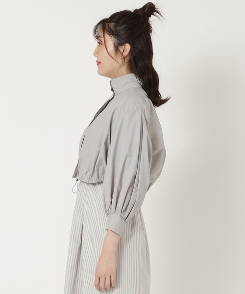 REDYAZEL（レディアゼル）の「スタンドショートブルゾン（ブルゾン・レディース・ミント/ホワイト/ライトグレー・FREE）」の11枚目の写真