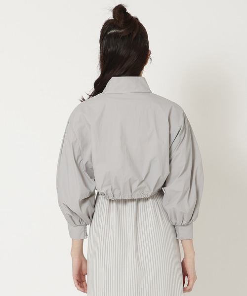 REDYAZEL（レディアゼル）の「スタンドショートブルゾン（ブルゾン・レディース・ミント/ホワイト/ライトグレー・FREE）」の12枚目の写真