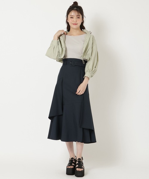 REDYAZEL（レディアゼル）の「スタンドショートブルゾン（ブルゾン・レディース・ミント/ホワイト/ライトグレー・FREE）」の20枚目の写真