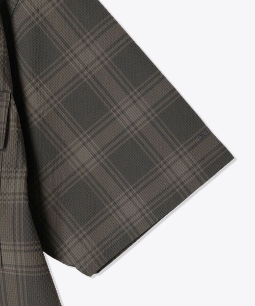 Columbia（コロンビア）の「オウルリッジショートスリーブシャツ（シャツ/ブラウス・メンズ・ブラック/グリーン/チェック/ネイビー・XL/S/M/L）」の10枚目の写真