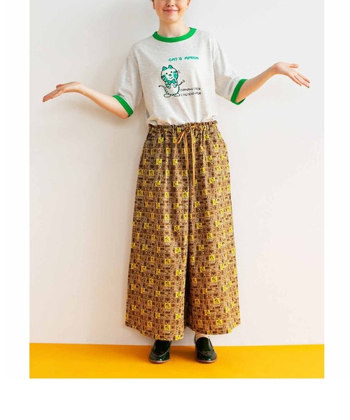 シロップ．（シロップ．）の「シモジマコラボ　レトロ包装紙をとびだした　ゆるっとファンシーリンガーＴシャツ（Tシャツ/カットソー・レディース・ブルー/グリーン/レッド・X-LARGE/LARGE/MEDIUM/SMALL/XX-LARGE）」の13枚目の写真