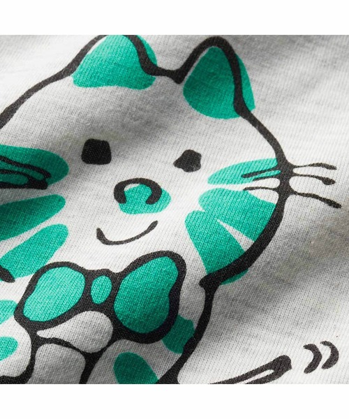 シロップ．（シロップ．）の「シモジマコラボ　レトロ包装紙をとびだした　ゆるっとファンシーリンガーＴシャツ（Tシャツ/カットソー・レディース・ブルー/グリーン/レッド・X-LARGE/LARGE/MEDIUM/SMALL/XX-LARGE）」の22枚目の写真