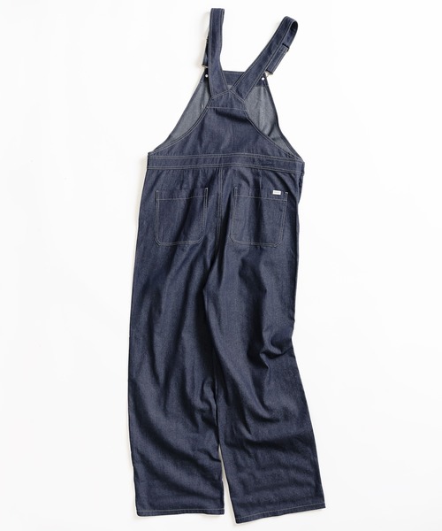 MUHET（ミュエータ）の「デニムオーバーオール（サロペット/オーバーオール・レディース・インディゴブルー/ブラック・X-LARGE/MEDIUM）」の8枚目の写真