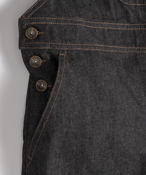 MUHET（ミュエータ）の「デニムオーバーオール（サロペット/オーバーオール・レディース・インディゴブルー/ブラック・X-LARGE/MEDIUM）」の19枚目の写真