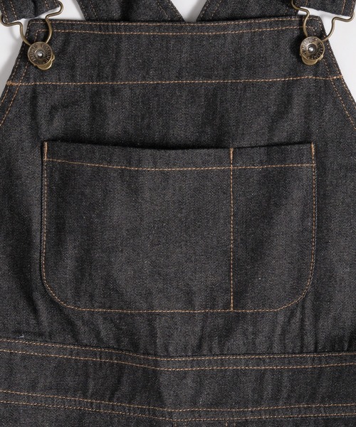MUHET（ミュエータ）の「デニムオーバーオール（サロペット/オーバーオール・レディース・インディゴブルー/ブラック・X-LARGE/MEDIUM）」の20枚目の写真