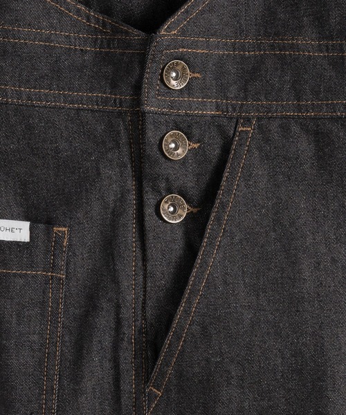 MUHET（ミュエータ）の「デニムオーバーオール（サロペット/オーバーオール・レディース・インディゴブルー/ブラック・X-LARGE/MEDIUM）」の21枚目の写真