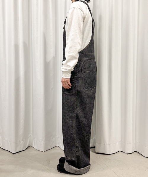 MUHET（ミュエータ）の「デニムオーバーオール（サロペット/オーバーオール・レディース・インディゴブルー/ブラック・X-LARGE/MEDIUM）」の14枚目の写真